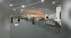 Major Alceu Júnior informa sobre segurança e reabertura do pavilhão, com inspeções da ONU e presença de policiais federais.