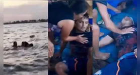 Todas as vítimas foram resgatadas com vida.