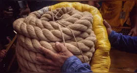 Confeccionada com fibras de malva cultivadas por famílias paraenses, a corda do Círio une tradição e produção local na festividade.