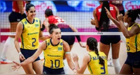 Gabi foi a maior pontuadora do confronto com 20 pontos, consolidando-se como principal arma ofensiva da seleção brasileira.