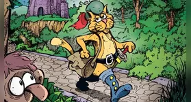 Marcatti volta à Escafandro com sua interpretação provocadora do Gato de Botas.