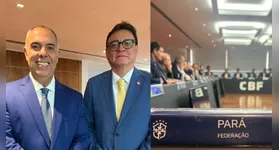 Leão é representado pelo executivo de futebol Marcos Braz, enquanto a Federação Paraense de Futebol (FPF) participa por meio de seu diretor jurídico, André Cavalcante