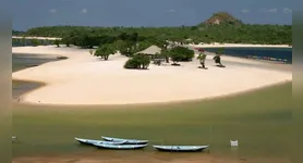 Praia no Pará é considerada uma das mais bonitas do mundo.