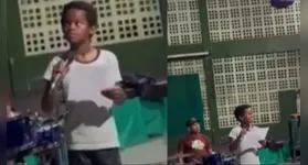 O jovem artista demonstrou surpresa e gratidão pela recepção calorosa do público virtual.