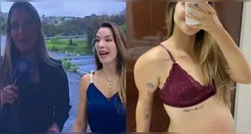A repórter Maryanne Barros surpreende telespectadores ao anunciar, durante o "Bahia no Ar", que estava em trabalho de parto e corria para o hospital para dar à luz sua filha.