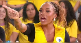 Patrícia Ramos contestou resposta sobre a cruz de Jesus e gerou debate ao vivo durante participação no Passa ou Repassa.