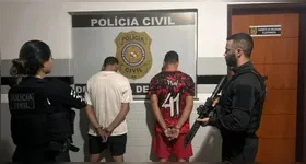 Ação da PC ação resultou na prisão da dupla suspeita de assalto à loja de celulares.