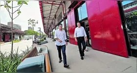 O governador Helder Barbalho e o ministro da Educação, Camilo Santana visitaram os espaços.