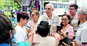 Imagem ilustrativa da notícia Padre Julio Lancelloti preside missa e recebe público em Belém