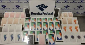 O leilão da Receita Federal terá vários modelos de iPhones disponíveis.