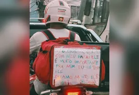 A cena flagrada pelas ruas de Belém rapidamente se espalhou nas redes sociais e foi compartilhada por diversos internautas.