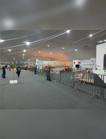 Major Alceu Júnior informa sobre segurança e reabertura do pavilhão, com inspeções da ONU e presença de policiais federais.