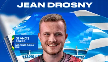 Imagem ilustrativa da imagem Paysandu anuncia Jean Drosny como novo goleiro para 2026