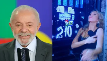 Imagem ilustrativa da imagem Fã? Lívia Andrade bate em porta com número 13 e é associada a Lula