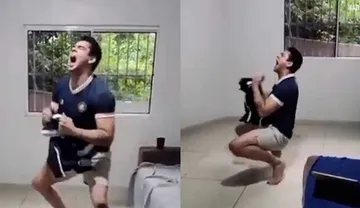 Imagem ilustrativa da imagem VÍDEO: filho do 'Rei Artur', ídolo do Remo, cai no choro após acesso