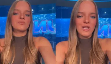 Imagem ilustrativa da imagem Rafa Justus 'invade' JN e conquista a web com brincadeira