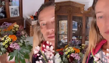 Imagem ilustrativa da imagem Luana Piovani recebe buquê misterioso em Portugal