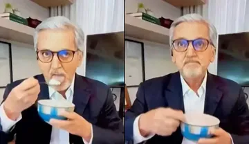 Imagem ilustrativa da imagem VÍDEO: comentarista tenta comer durante prisão de Bolsonaro