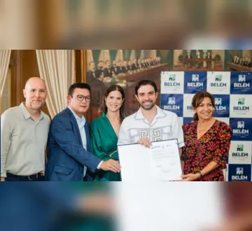 Imagem ilustrativa da imagem Belém e Paris firmam parceria para desenvolver projetos urbanos e ambientais