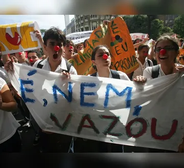 Imagem ilustrativa da imagem Estudantes protestam contra suspeita de vazamento do Enem 2025