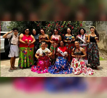 Imagem ilustrativa da imagem Mulheres e ritmo de maracas marcam show no Apoena