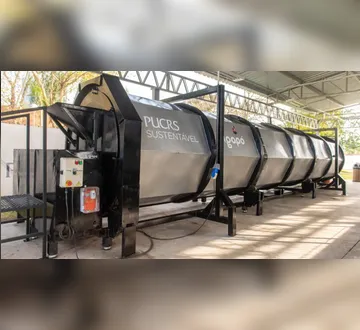 Imagem ilustrativa da imagem Tecnologia gaúcha transforma resíduos da COP30 em adubo orgânico