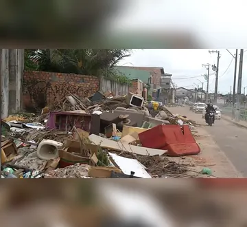 Imagem ilustrativa da imagem Lixo e entulho tomam conta do Canal do Ariri em Ananindeua