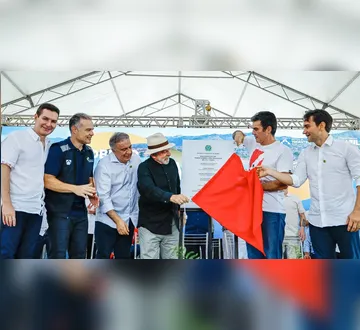 Imagem ilustrativa da imagem Lula e Helder inauguram ponte que liga Pará e Tocantins