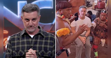 Segundo o comunicador, o episódio registrado foi apenas uma decisão de direção de arte.