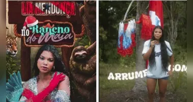 Postagem da influenciadora sobre sua participação