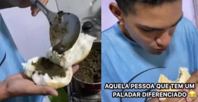 Imagem ilustrativa da imagem Influencer faz "hambúrguer de maniçoba" e viraliza na web
