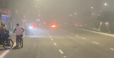 Imagem ilustrativa da imagem Protesto interdita Avenida Centenário em Belém
