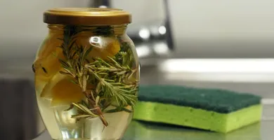 Imagem ilustrativa da imagem Vinagre e Alecrim: aprenda a fazer a mistura que deixa a casa limpa