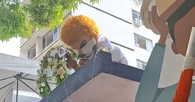 Imagem ilustrativa da notícia: Mascote do Remo faz provocação ao Paysandu no Círio de Nazaré