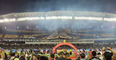 Imagem ilustrativa da notícia: Torcida do Remo dá show nas arquibancadas sendo maioria no Re-Pa