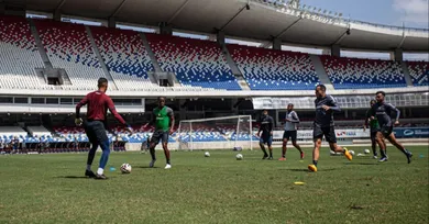 Imagem ilustrativa da notícia: Com Baenão em reparo, Clube do Remo treina no Mangueirão
