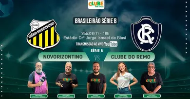 Imagem ilustrativa da notícia: Novorizontino x Remo: ouça no Tem Jogo no DOL e na Clube