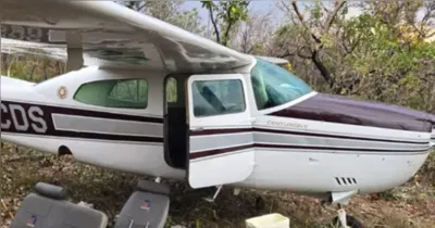 O avião modelo Cessna 210 foi recuperado na Bolívia
