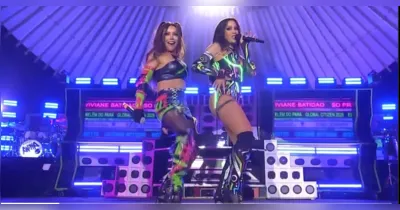 Anitta e Viviane Batidão brilharam no Global Citizen Festival em Belém, celebrando a Amazônia e a cultura brasileira com a estreia da música "Só pra Tu".
