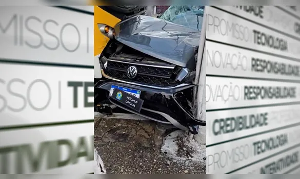 Imagem ilustrativa da imagem Carro oficial da COP30 é destruído em colisão em Belém