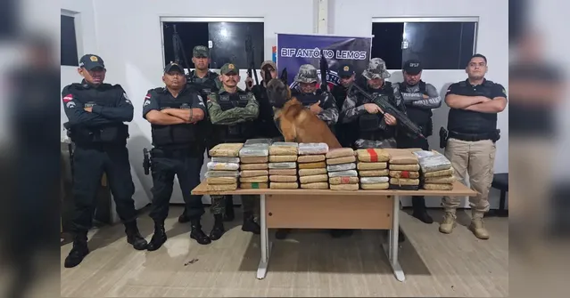 Imagem ilustrativa da notícia PM apreende mais de 100 kg de drogas no Marajó
