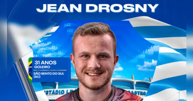 Imagem ilustrativa da notícia Paysandu anuncia Jean Drosny como novo goleiro para 2026