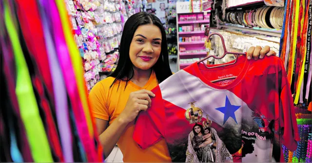 Imagem ilustrativa da notícia Itens marianos invadem o centro comercial de Belém