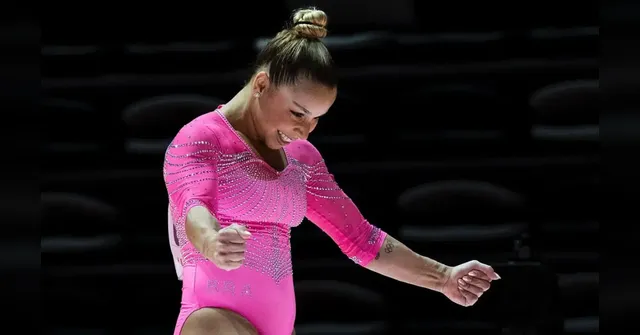 Imagem ilustrativa da notícia Flávia Saraiva brilha, mas fica em 4º no Mundial de Ginástica