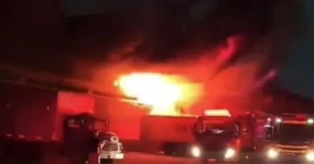 Imagem ilustrativa da notícia Incêndio de grandes proporções atinge Ceasa no Rio de Janeiro