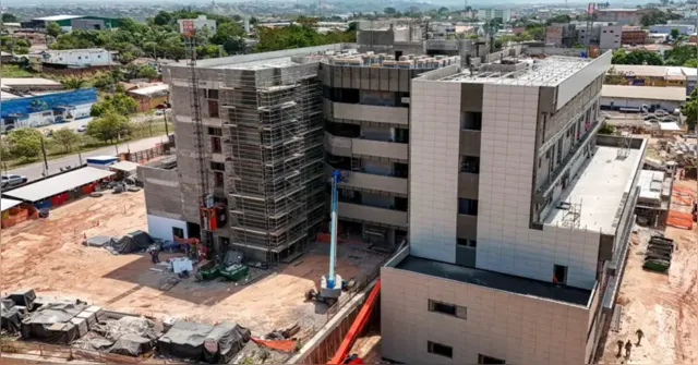 Imagem ilustrativa da notícia Obras do Hospital Materno-Infantil de Marabá alcançam 73%