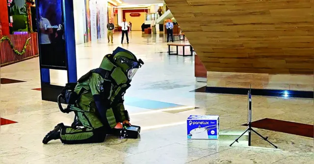 Imagem ilustrativa da notícia PM realiza simulação de crise com explosivos em shopping de Belém