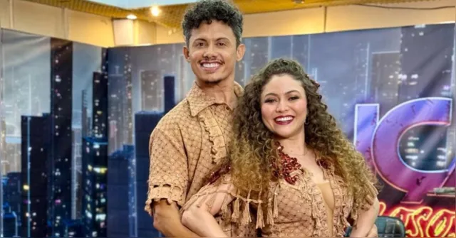 Imagem ilustrativa da notícia Com dupla paraense, ator ganha três 10 e lidera Dança dos Famosos