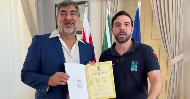Imagem ilustrativa da notícia Zeca Camargo recebe título de Cidadão de Belém