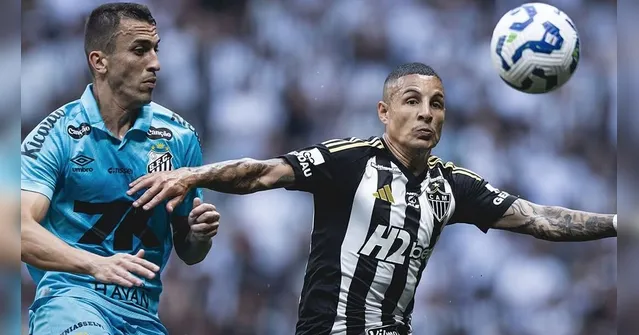 Imagem ilustrativa da notícia Atlético-MG e Santos ficam no 1x1 na Arena MRV